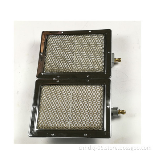 Rotisserie infrared gas bbq burner for shawarma grill